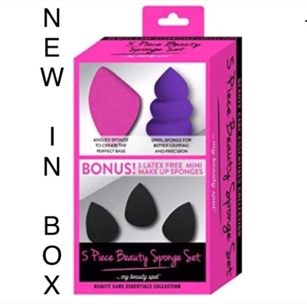 5 PIECE BEAUTY BLENDING SPONGE SET